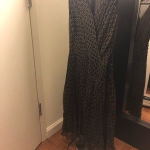 Zara basic Dress - brown & beige - S (26)